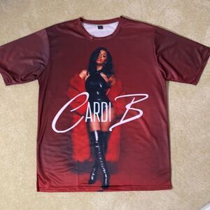 Unisex Women’s Men’s Cardi B Short Sleeve T-Shirt Size XXL NEW
